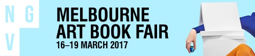 Image. Advertisement: NGV: Melbourne Art Book Fair