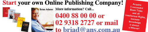 Image. Advertisement: Start your own online publishing company!